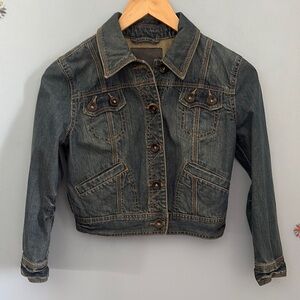 MEXX Cropped Denim Jacket Size 4 (34)